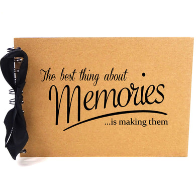 Ribbon, Best Memories, Photo Album, Scrapbook, Blank White Pages, A5