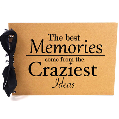 Ribbon, Crazy Memories Ideas, Photo Album, Scrapbook, Blank White Pages, A5