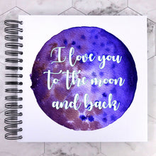 ORB Love You Moon & Back A5/A4/A3/Square Scrapbook, Photo Album, Guest Book, Memory Book