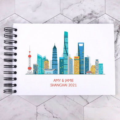 Personalised SHANGHAI A3/A4/A5/Square Travel Holiday Scrapbook, Memory, Photo Album