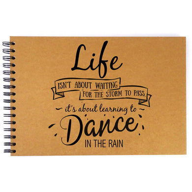 A3/A4/A5 Dance in the Rain Storm, Scrapbook, Card Pages, Photo Album, Memories