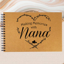 A3/A4/A5 Memories with Nana, Scrapbook, Card Pages, Photo Album, Memories Book