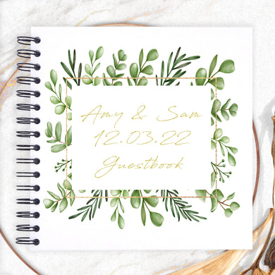 Personalised Guestbook A3/A4/A5/Square Scrapbook, Photo Album, Wedding Memory Book, Special Gift