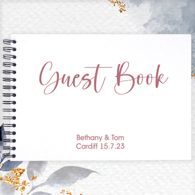 Personalised Event Guest Book A3/A4/A5 Scrapbook, Photo Album, Memory Book, Wedding
