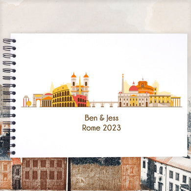 Personalised ROME A3/A4/A5/Square Travel Holiday Scrapbook, Memory, Photo Album