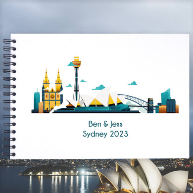 Personalised SYDNEY A3/A4/A5/Square Travel Holiday Scrapbook, Memory, Photo Album