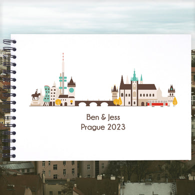 Personalised PRAGUE A3/A4/A5/Square Travel Holiday Scrapbook, Memory, Photo Album