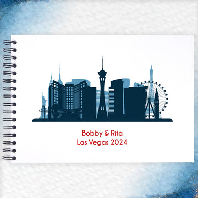 Personalised LAS VEGAS A3/A4/A5/Square Travel Holiday Scrapbook, Memory, Photo Album, USA, Nevada