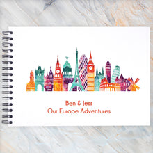 Personalised EUROPE A3/A4/A5/Square Travel Holiday Scrapbook, Memory, Photo Album