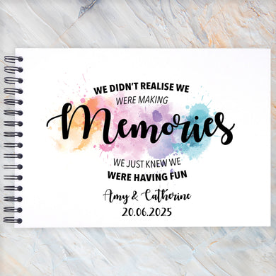 Personalised Splash Memories Scrapbook A5 A4 A3 , Photo Album, Keepsake