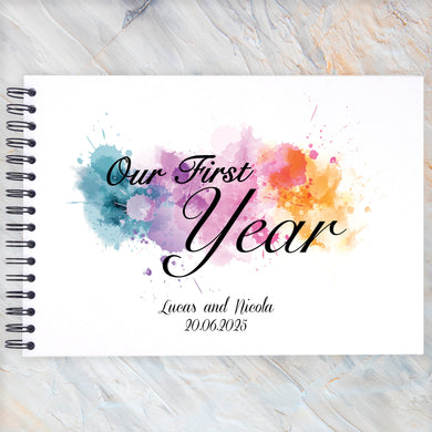 Personalised Splash Scrapbook A5 A4 A3 Our First Year, Photo Album, Keepsake