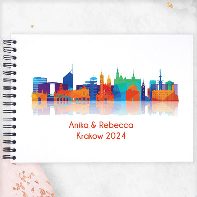 Personalised KRAKOW A3/A4/A5/Square Travel Holiday Scrapbook, Memory, Photo Album, Poland