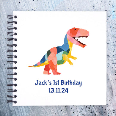 Personalised Dinosaur A3/A4/A5/Square Kids Children Scrapbook, Memory, Photo Album