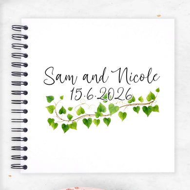 Personalised Ivy Branch A3/A4/A5/Square Travel Holiday Scrapbook, Memory, Photo Album, Floral