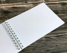 Blank White Bind Scrapbook A5 A4 A3, Photo Album, Guest Book, Sketchbook, Display Book, Card Pages, White Black Kraft Brown, Landscape