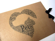 Dog Cat Typography Design Scrapbook