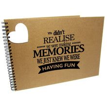 We Didn't Realise We Were Making Memories, Quote Album