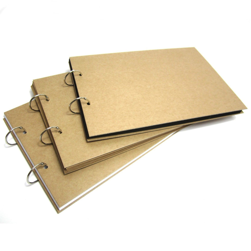 Album A4, cardboard, white, 40 sheets, blank, scrapbooking
