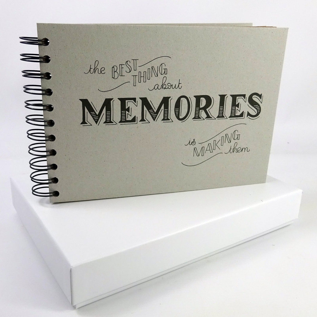 Boxed Best Memories Photo Album Scrapbook, Gift Memory Book, A5 6x4