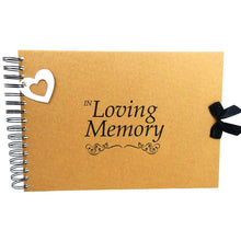 A3/A4/A5, In Loving Memory, Condolence Book, Keepsake, Card Pages, Photo Album