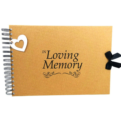 A3/A4/A5, In Loving Memory, Condolence Book, Keepsake, Card Pages, Photo Album