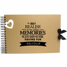 Personalised Kraft Scrapbook A5 A4 Making Memories, Photo Album, Keepsake