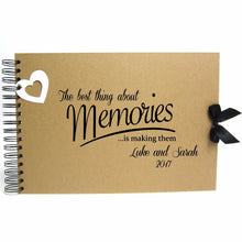 Personalised Kraft Scrapbook A5 A4 Best Memories, Photo Album, Keepsake