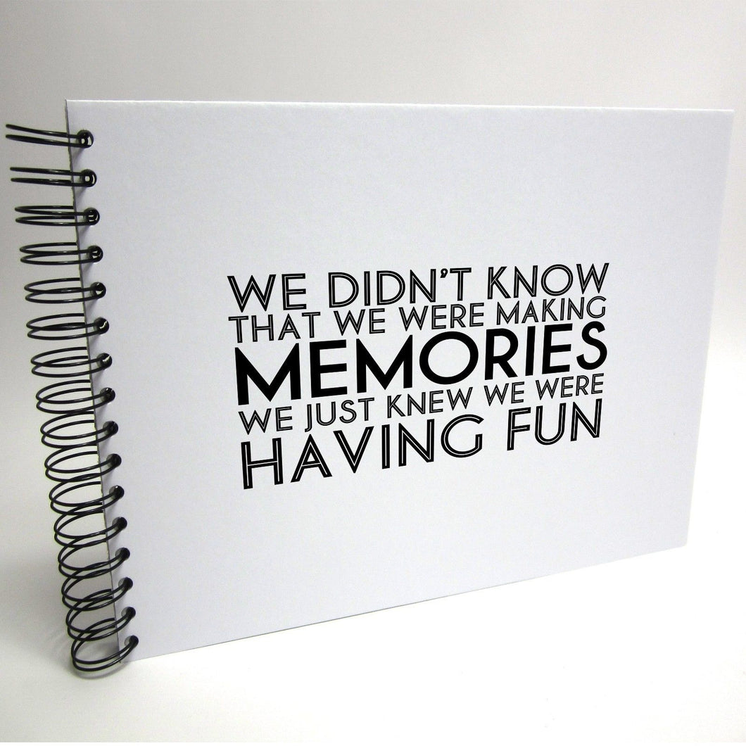 Quote A3/A4/A5 Making Memories, Scrapbook, Photo Album, Memory Book, Memory Book