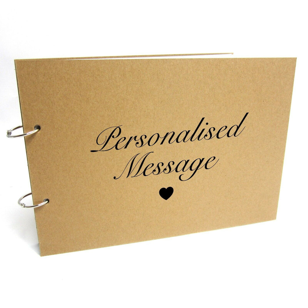 Personalised A3/A4/A5 Refillable Binding Ring Scrapbook, Photo Album, Guest Book