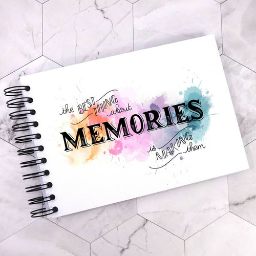 Splash, Best Memories A3/A4/A5 Scrapbook Photo Album Memory Keepsake